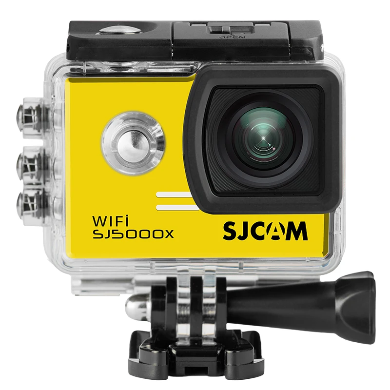 Цвет: желтый SJCAM SJ5000X Elite Gyro Спортивная экшн-камера WiFi 4K 24fps 2K 30fps Дайвинг 30M Водонепроницаемая камера NTK96660 SJ Спортивная DV SJ5000x - Цвет: Цвет: желтый
