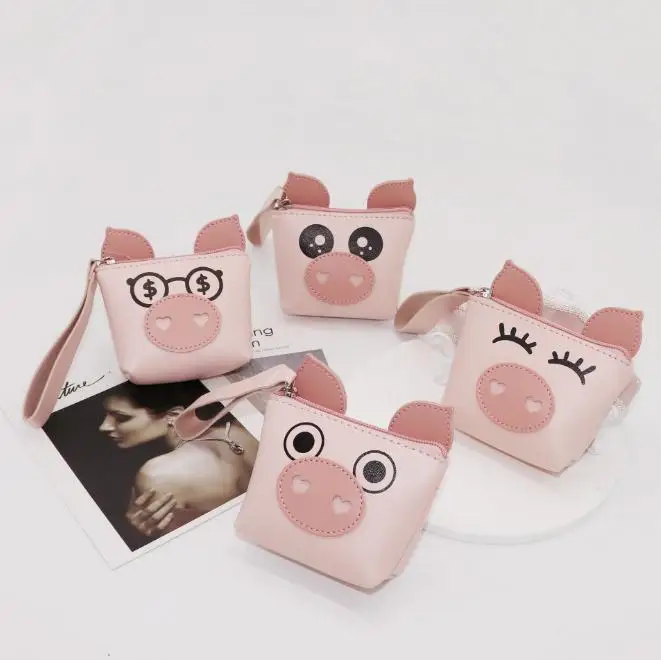Женский кошелек для монет милый девочек Kawaii мультяшный мелочи из искусственной
