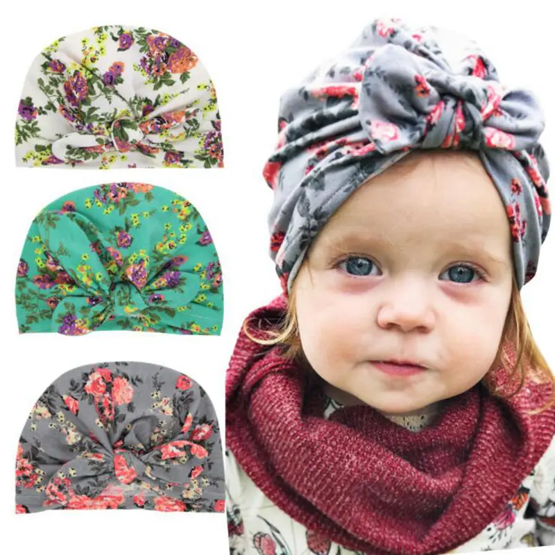 

New Baby Hat for Girls Spring Autumn Baby Boy Cap Photography Props Elastic Infant Beanie Turban Hat Baby Accessories H132S