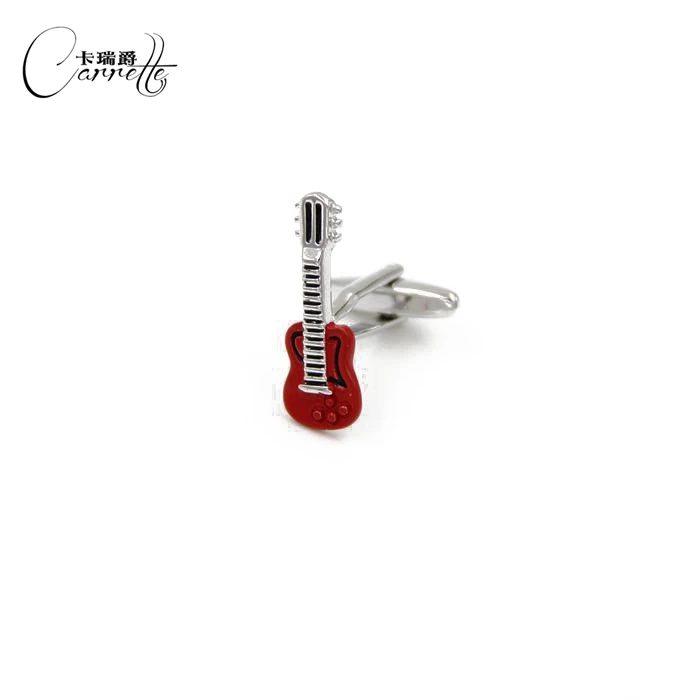 Новая эпоксидная забавная гитара моделирование изысканные Запонки Для Манжет