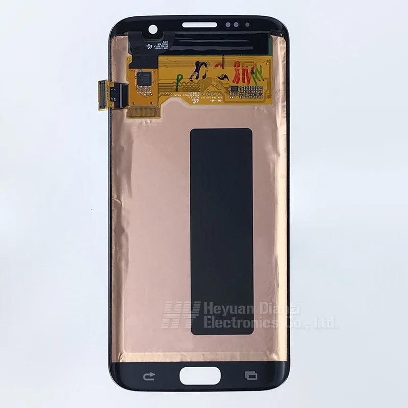 Сжигаемый в тени для SAMSUNG Galaxy S7 edge G935F G935A G935FD G935P ЖК-дисплей с кодирующий преобразователь сенсорного экрана в сборе