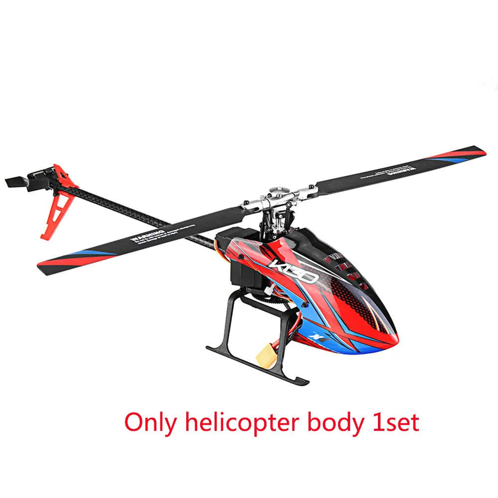 Only One Body Wltoys XK K130-B 2,4G 6CH бесщеточный 3D 6G бесщеточный БНФ Радиоуправляемый вертолет Супер совместимый для FUTABA S-FHSSRTF без передатчика - Цвет: Only One Body