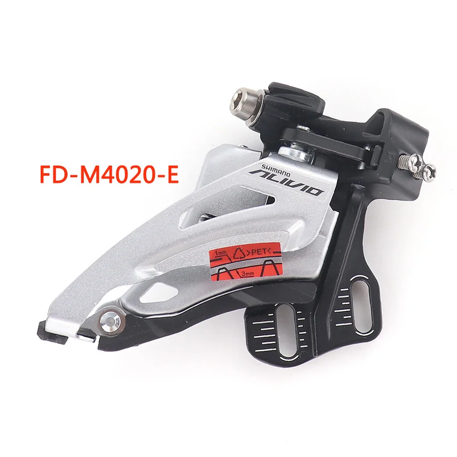 FD-M4020-E SHIMANO ALIVIO FD-M4020-D/E передний переключатель боковой переключатель 2x9 скоростной передний переключатель для высокоскоростных зубьев 36T запчасти для велосипеда коробка - Цвет: FD-M4020-E