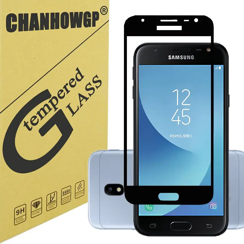 Защитное стекло закаленное для Samsung Galaxy J5 2017 J530 J530F J530FN J530H | Мобильные телефоны и