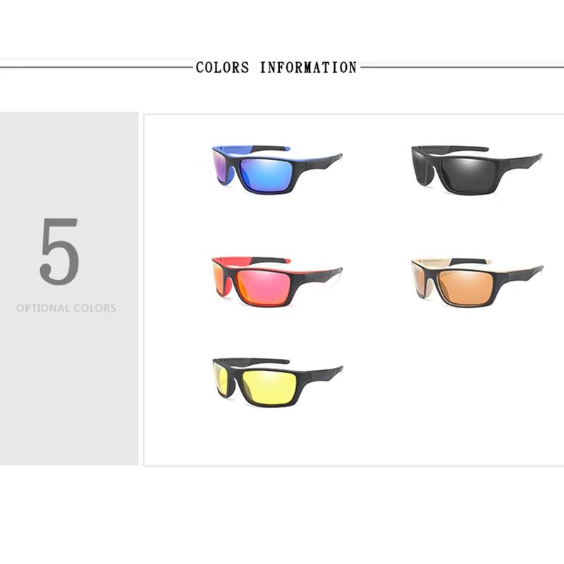 

Men Polarized Sunglasses Classic Brand Design Men Square Driving Sun glasses Male Gafas UV400 Shades Eyewear