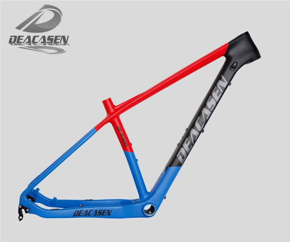 2018 newest Deacasen Carbon mtb Bike Frame Di2 or Mechanical 15.5/16.5/17.5 clamp headset carbon bicycle | Спорт и развлечения