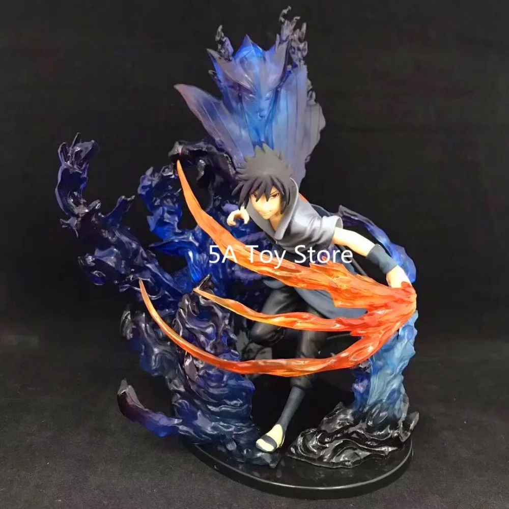 Экшн-фигурка рисунок аниме Наруто Zero Fire Uchiha Itachi и Sasuke Susanoo из ПВХ Коллекционная