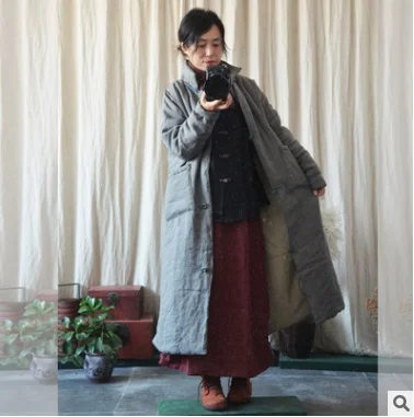 

New products listed in the winter 2017, original design cotton loose big yards Women's thickening cotton-padded clothes coat