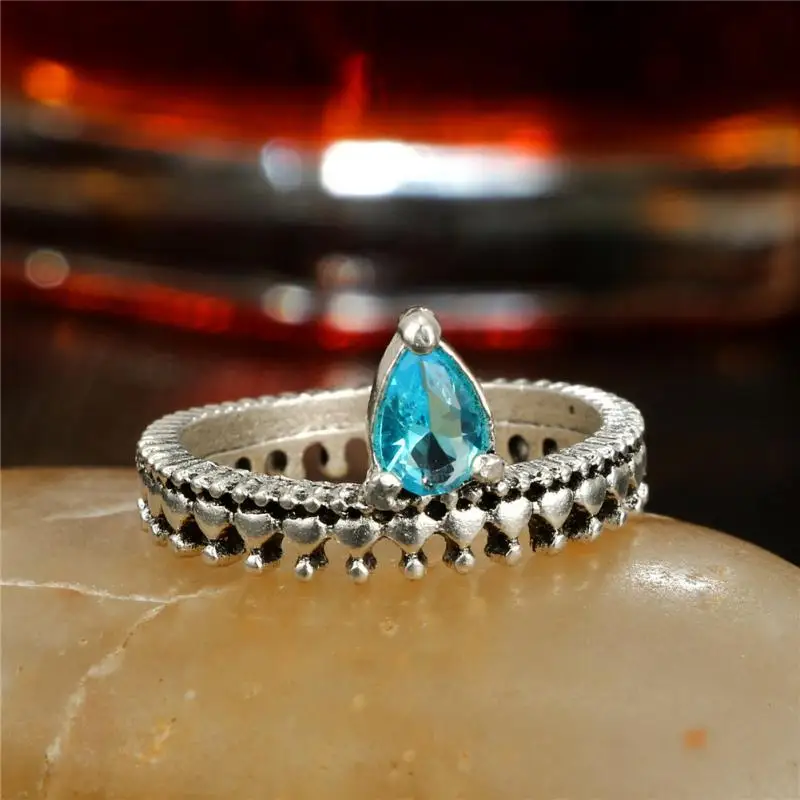 8 шт./компл. простые модные стразы в стиле ретро женские кольца западном