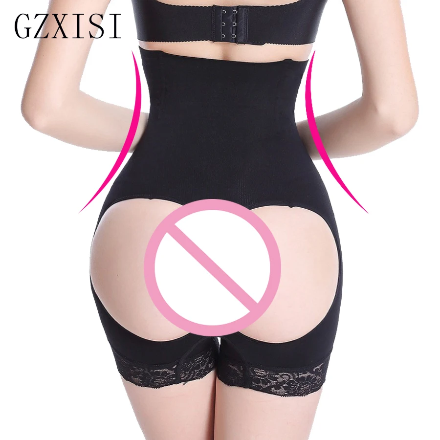 Сексуальное нижнее белье формирователь тела высокая талия подтяжки трусики