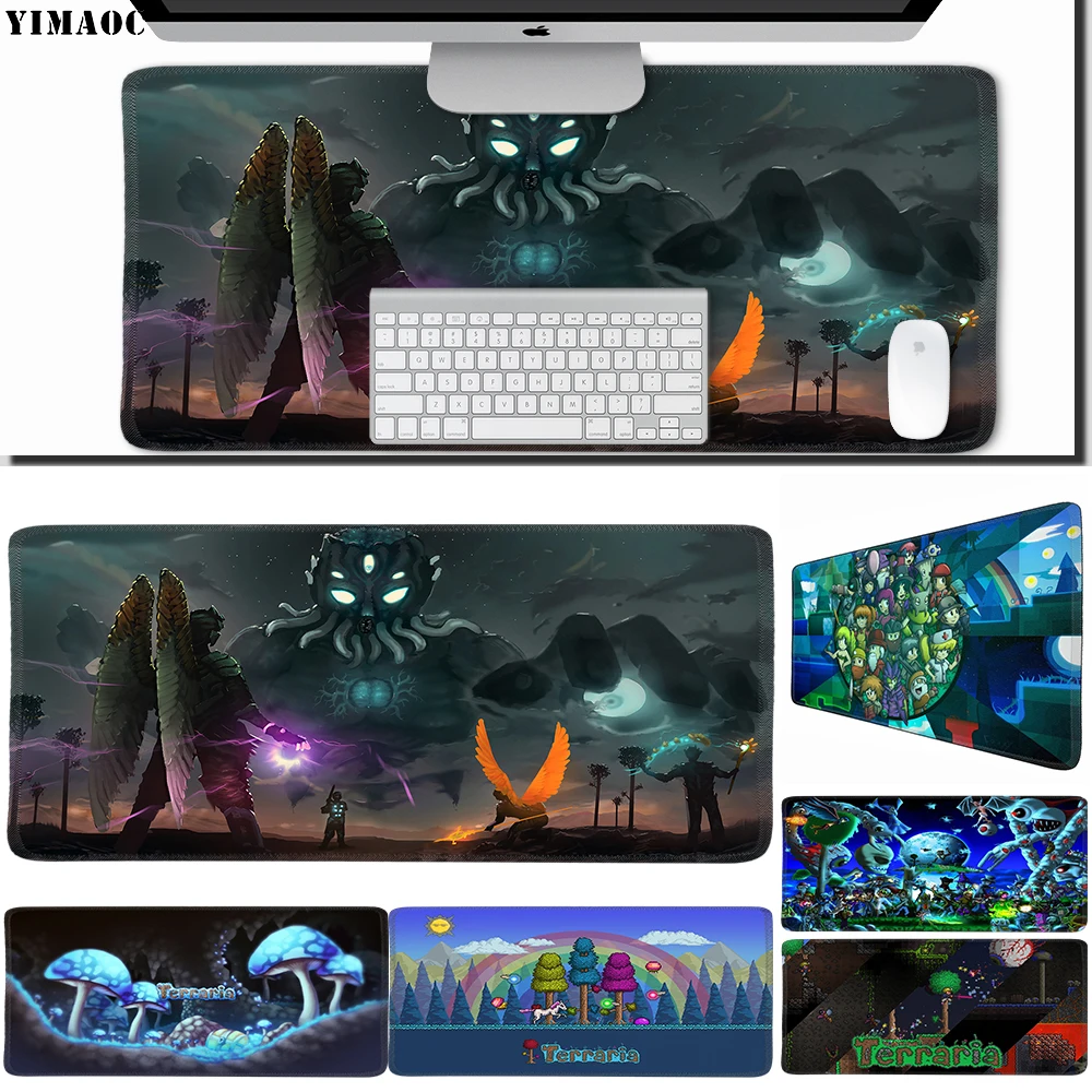 YIMAOC 40*90 см большой коврик для мыши геймер резиновый компьютерной игровой стол с