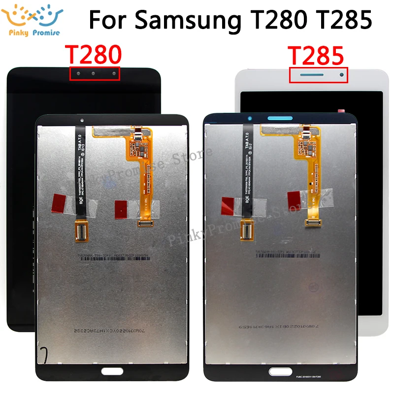 ЖК-дисплей с дигитайзером сенсорного экрана 7 дюймов для Samsung Galaxy Tab A 0 2016 SM-T280 T280 T285