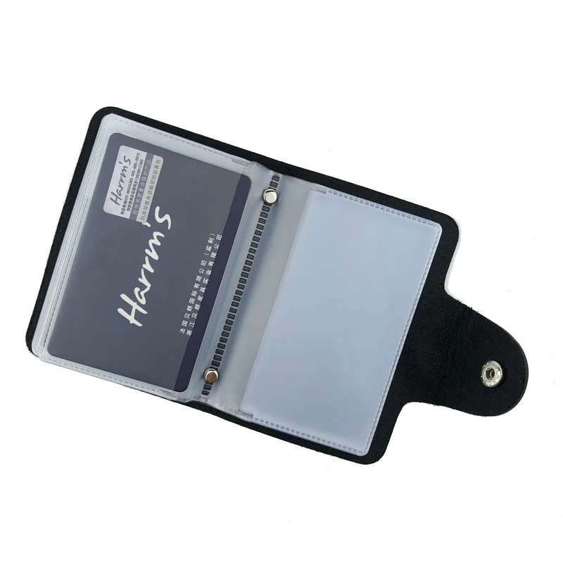 24 Bit Card Package Cheap Price Feedback Fashion Wavy Surface Leather Credit Wallet Business PU Buckle HOT | Багаж и сумки