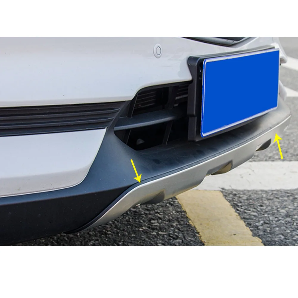 Protection Bumper Stainless Trim Front Head/rear Hoods Bottom Moulding For Mazda CX-5 CX5 2nd Gen 2017 2018 2019 2020 2021 | Автомобили и