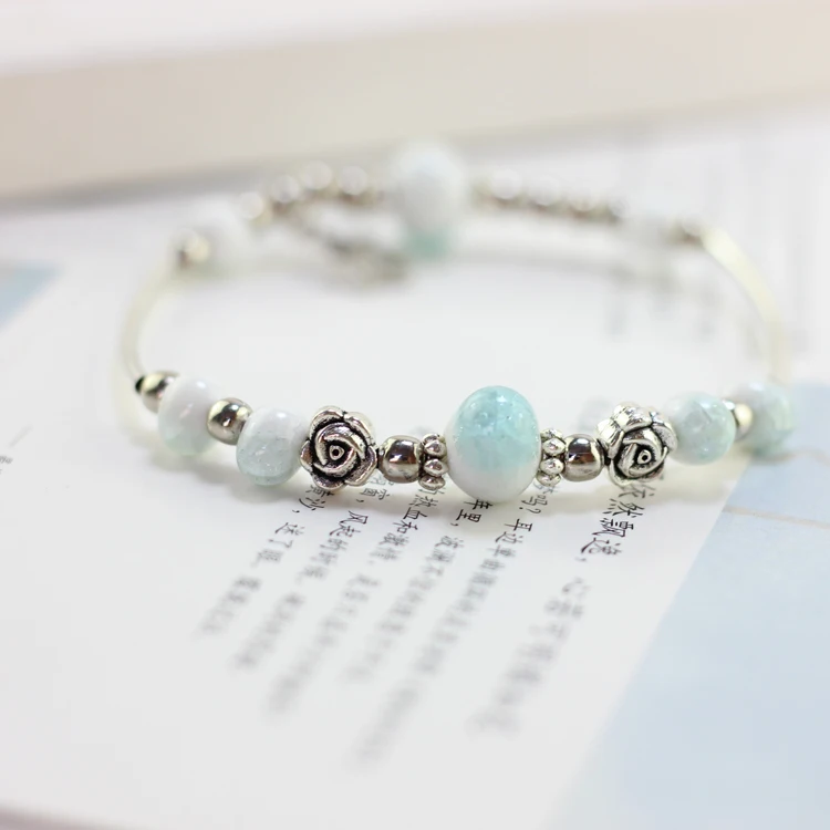 Boho богемский керамический шарм браслеты для женщин оптовая продажа Прямая