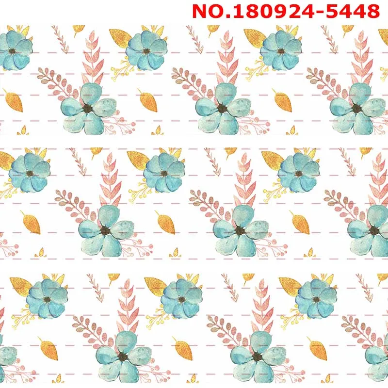 10 ярдов разные размеры лента с большими цветами печатная корсажная сделай