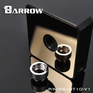 Крышка зеркального насоса Barrow PBJDT10-V1, аксессуары для модификации водяного насоса DDC, черныйбелыйзолотой для водяного охлаждения