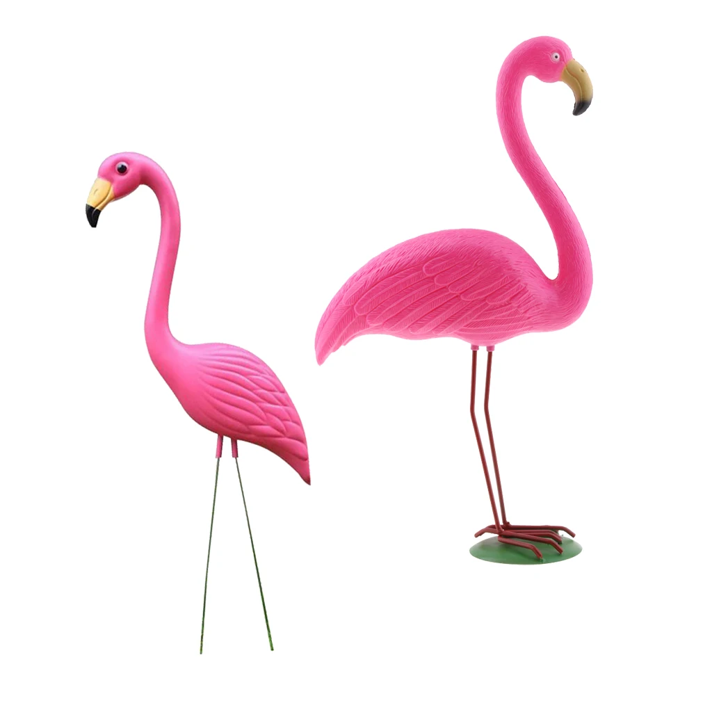 2 шт. туры к природе Розовый фламинго газон фигурка пастбища орнамент домашний