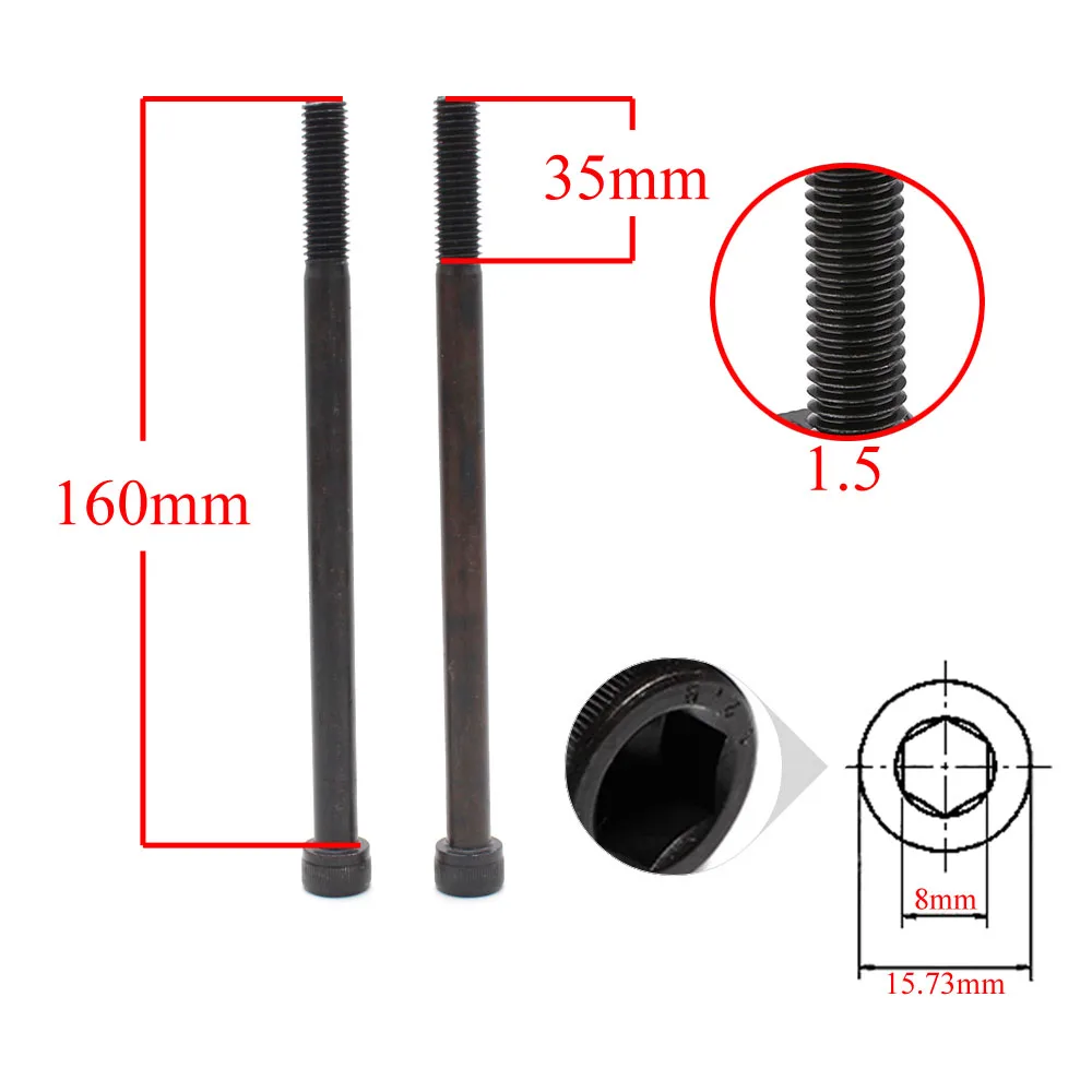 160mm 1.5 Рамка слайдер Краш протектор для Aprilia SMV Dorsoduro 750 900 1000- аксессуары для мотоциклов бобины защита от падения - Цвет: 160mm 1.5
