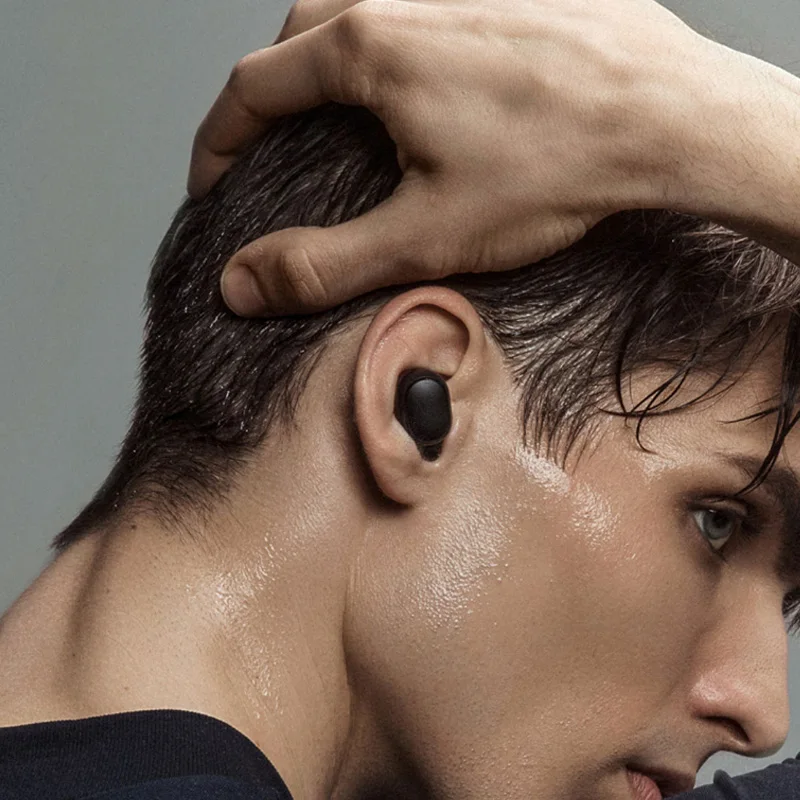 Spot 2 шт Xiaom AirDots Bluetooth наушники с зарядным устройством коробка для хранения Молодежная версия стерео Бас BT 5,0 наушники AI управление