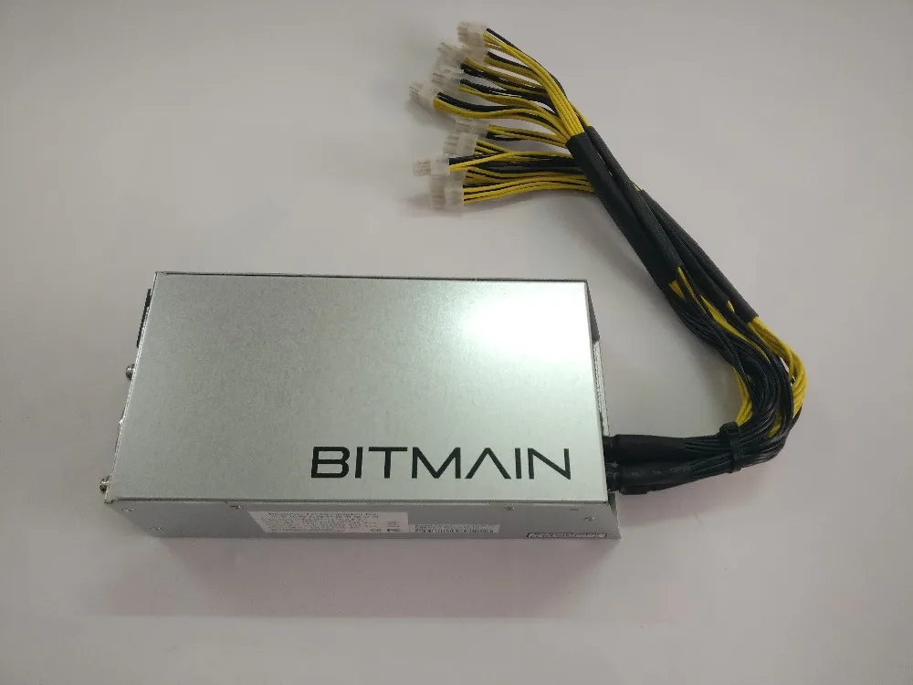 Б/у BITMAIN APW3 1600 Вт BTC LTC DASH ETH Miner источник питания для ANTMINER S9 S9i S9j T9+ Z9 Mini DR3 L3+ E3 X3 A9 Baikal X10 PSU