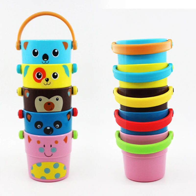Мини банное ведро цвет укладки душ мультфильм животных ванная комната игрушки