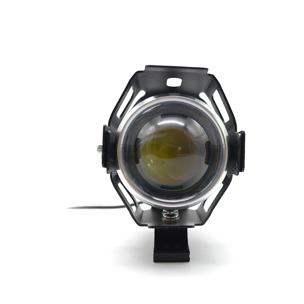 

Universal 2 PCS 125W Motorcycle LED Headlight 3000LMW chip U5 Motorbike Driving Spotlight Street Moto Fog Spot Head Light Lamp