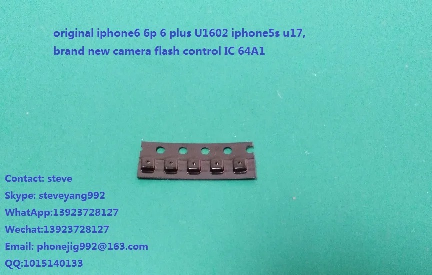 Оригинальный iPhone 6 p plus U1602 iphone5s u17 совершенно новая Камера flash control IC 64A1 5 шт./лот|iphone6