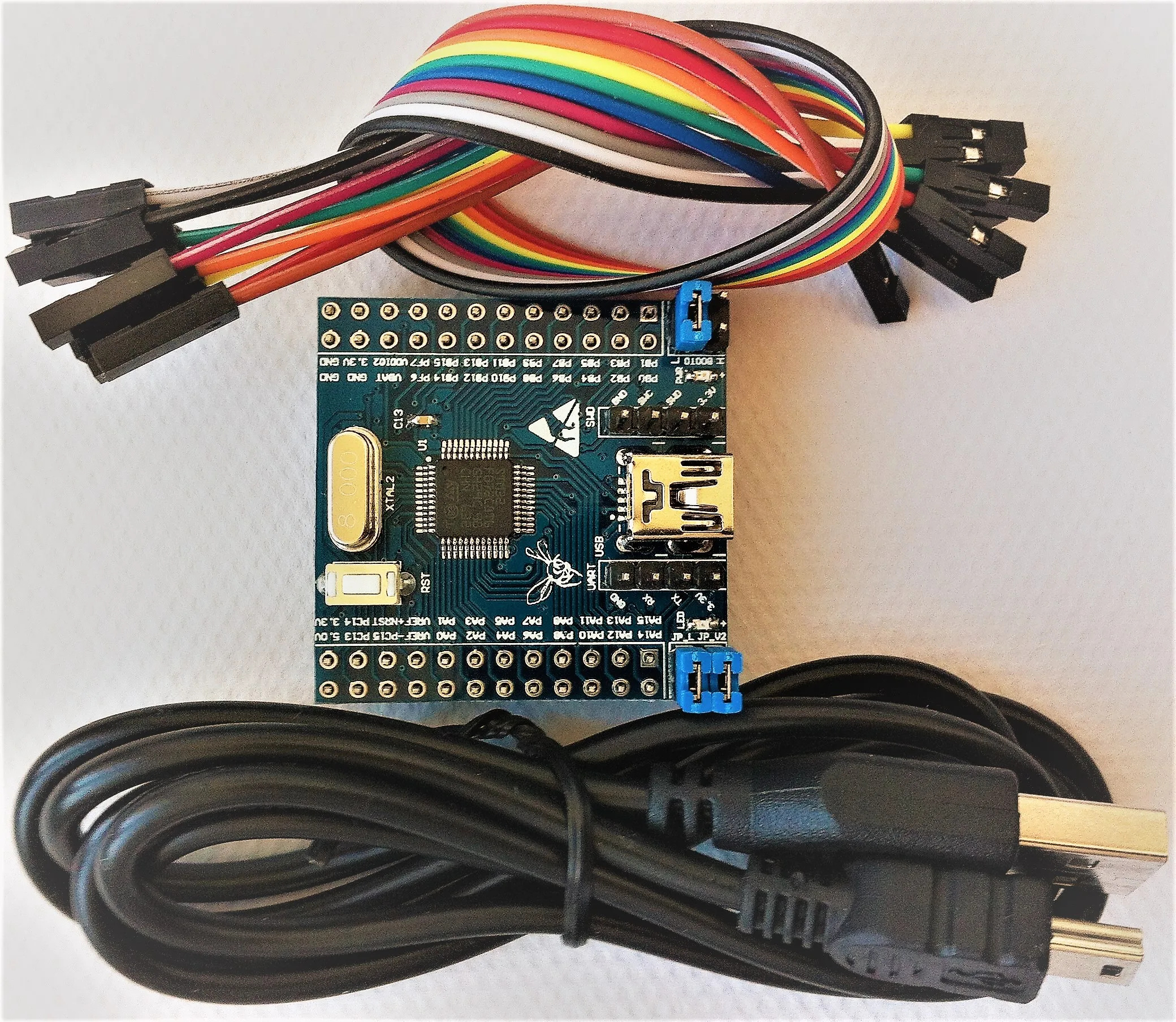 Системная плата STM32F072C8T6 минимальная системная STM32F072 мини плата|Запчасти для