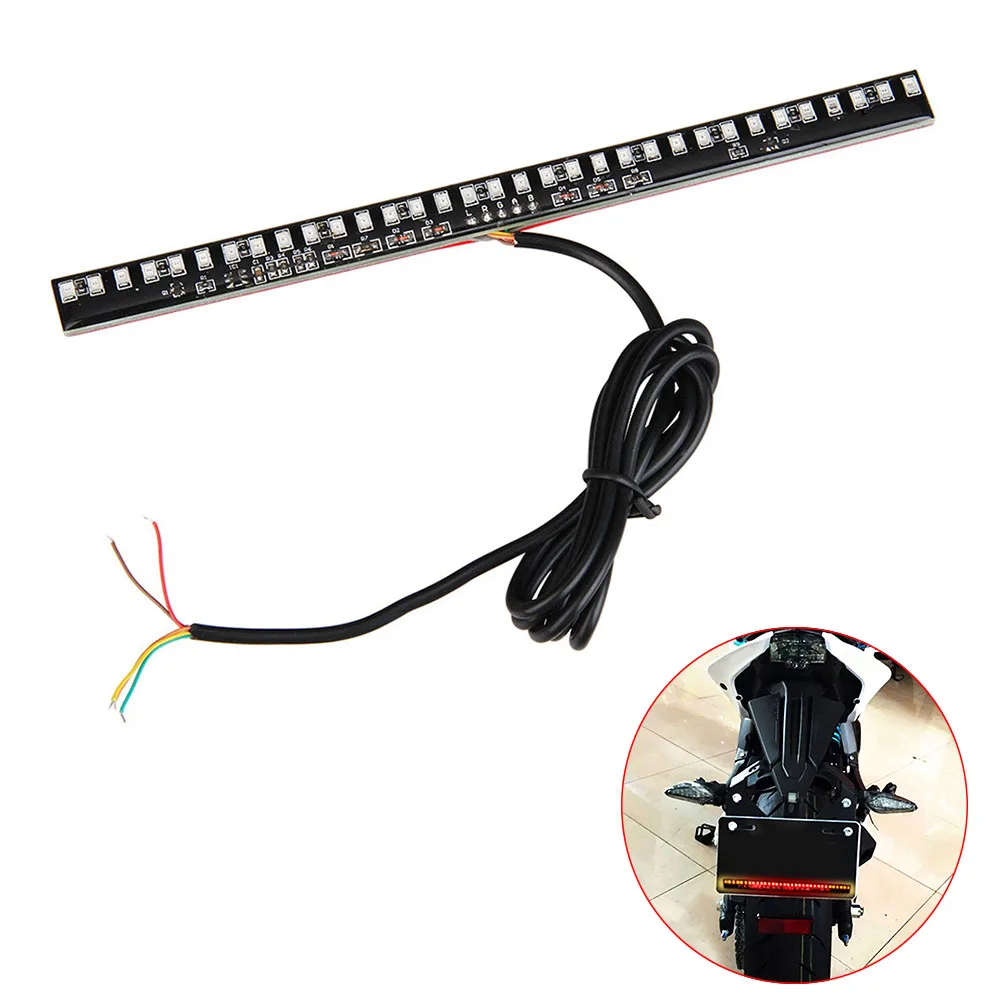 Сигнал мотоцикла Лицензия переключение течет УФ тормоз универсальная полоса