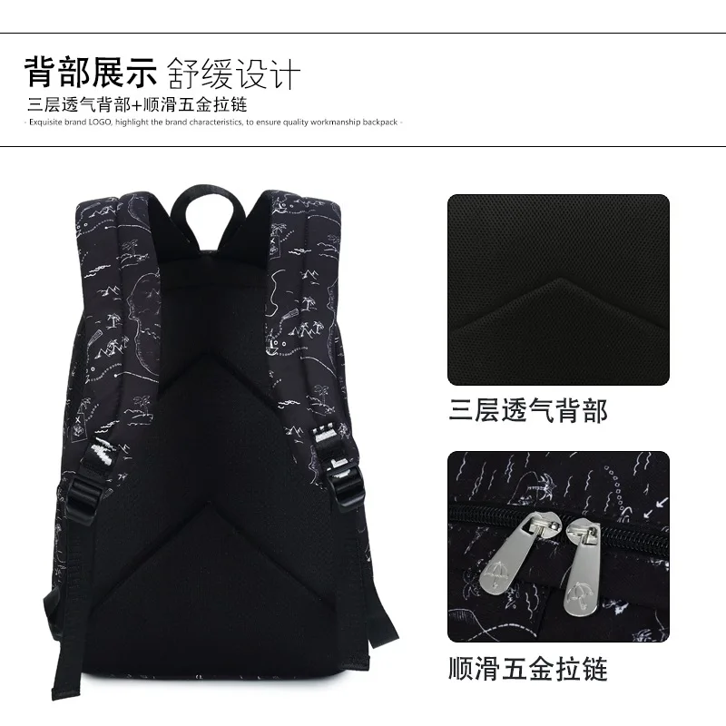 Модные школьные рюкзаки для мальчиков подростков мужские ноутбука в японском и