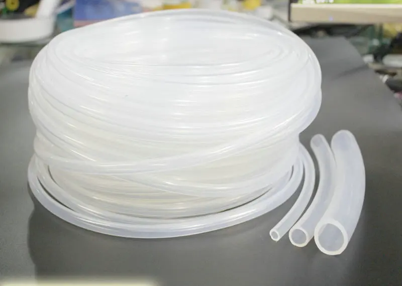 

Silicone Hose Silica Gel Tube Pipe Temperature Resistance SGS Food Grade OD 35 - 40mm x ID 25mm - 32mm Transparent