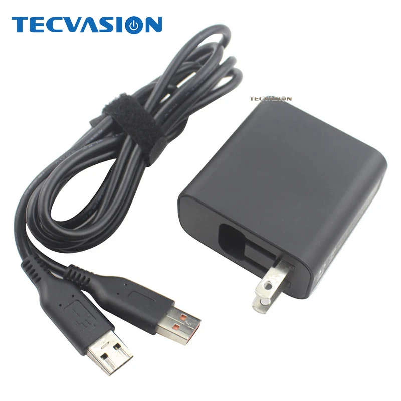 Портативный 20V 2A 40W Ноутбук AC адаптер питания настенное зарядное устройство USB