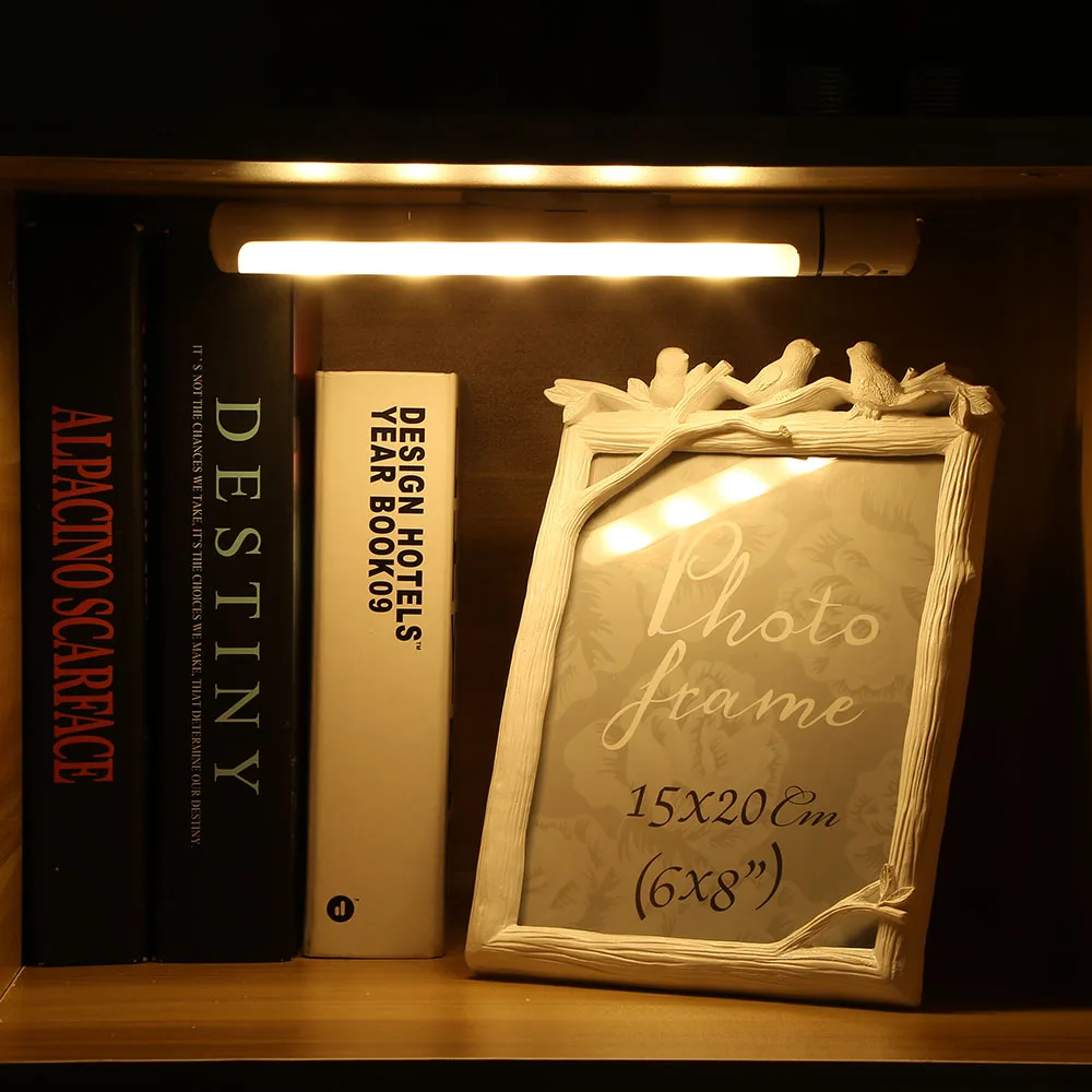 Портативный Регулируемый гардероб свет PIR Сенсор вращающийся светодиодный