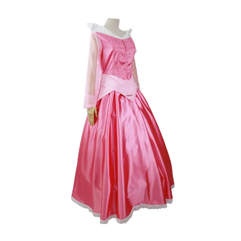 Аниме фильм Спящая Красавица Принцесса Аврора Briar розовый косплей платье
