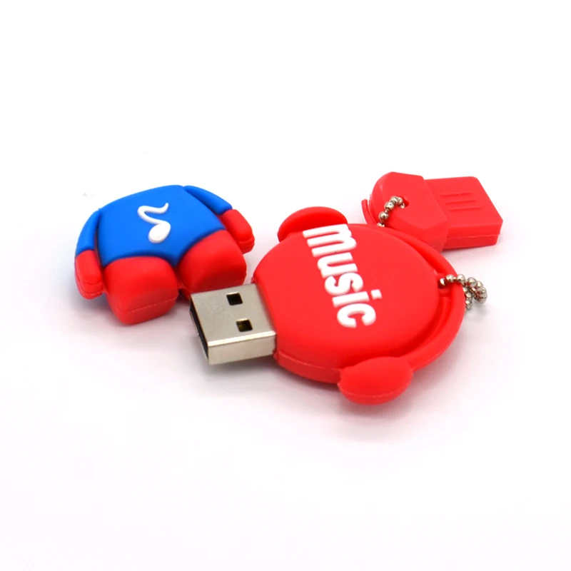 Флеш накопитель мультипликационный музыкальный человек 2 ГБ/4 ГБ/8 ГБ/16gb/32gb/64gb опт