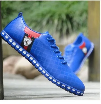 Sycatree Male Leather Casual Shoes for Men Canvas Shoes Outdoor Sneakers Air Mesh Flats Breathable Brand Shoes Plus Size 46