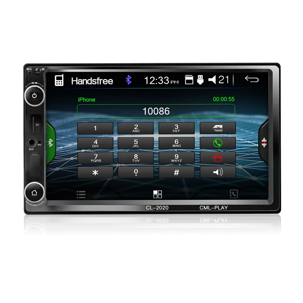 2din Автомагнитола 7 дюймов сенсорный mirrorlink Android плеер сабвуфер MP5 плеер Авторадио Bluetooth Камера заднего вида магнитофон