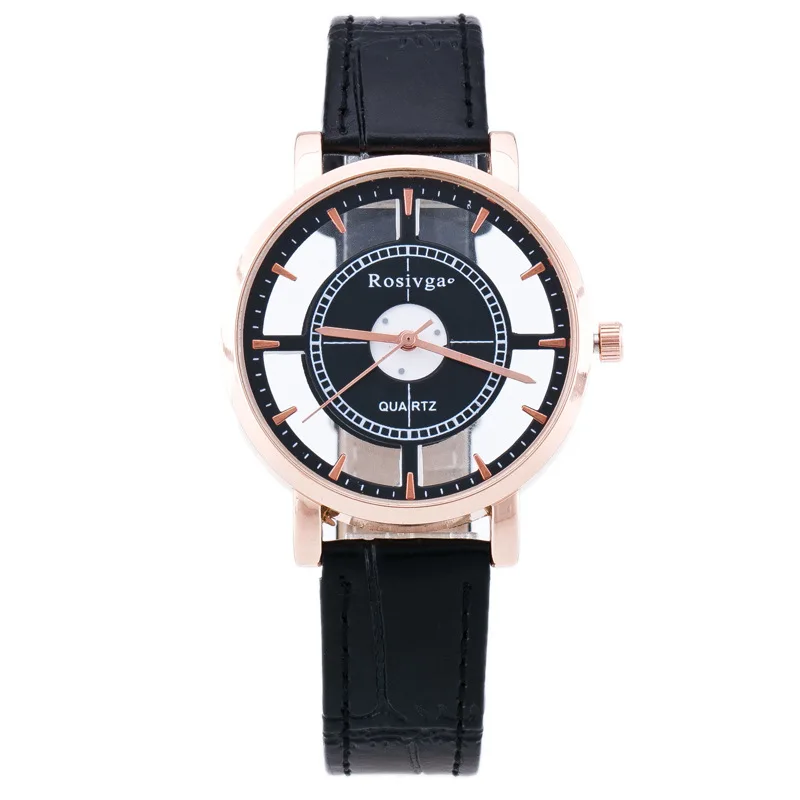 Часы наручные для мужчин и женщин модные простые уникальные часы с отверстиями