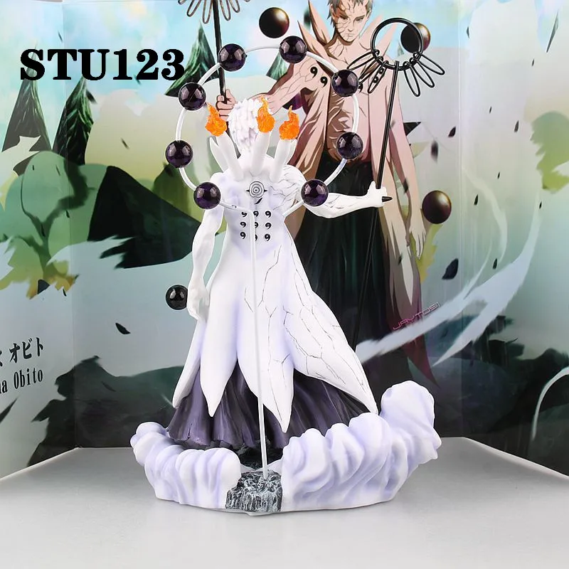 9 84 'Наруто Konohagakurenosato Uchiha Obito Akatsuki лидер сцена версия ПВХ фигурку Коллекционная