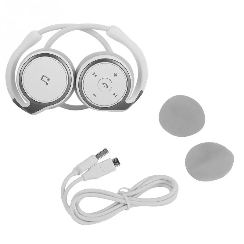 Белый Горячая A6 Bluetooth спортивные наушники портативные шейные беспроводные наушники гарнитура Auriculars с шумоподавлением Микрофон - Цвет: Белый