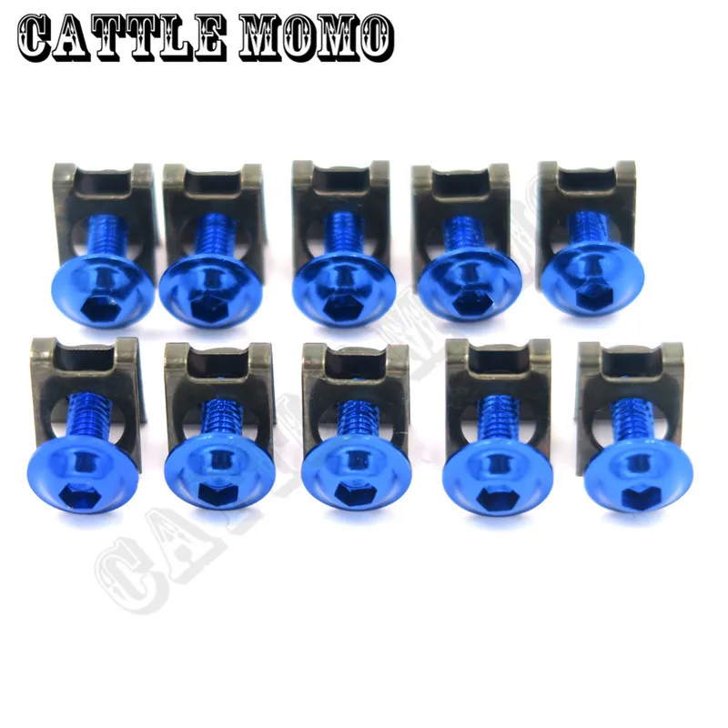 10 шт. 6 мм М6 крепежные винты|fastener bolt nut|clip nut m6m6 clip nuts |