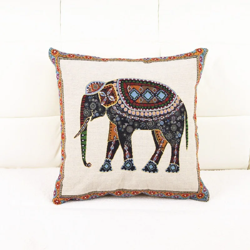 Чехол для диванной подушки льняной в европейском стиле|decorative throw pillows case|cushion