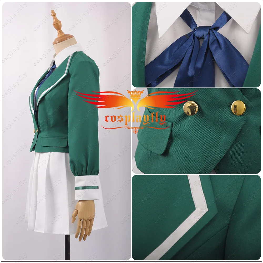 Ужасный аниме ZOMBIE LAND SAGA Zonbii 6 Lily Hoshikawa необычный сценический Карнавальный костюм