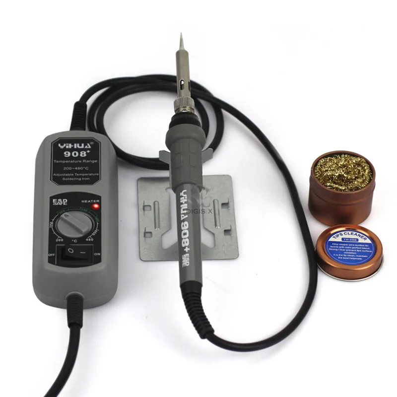 Электрическая паяльная станция 220 В 908 + 60 Вт Портативная станция|station|station soldering |