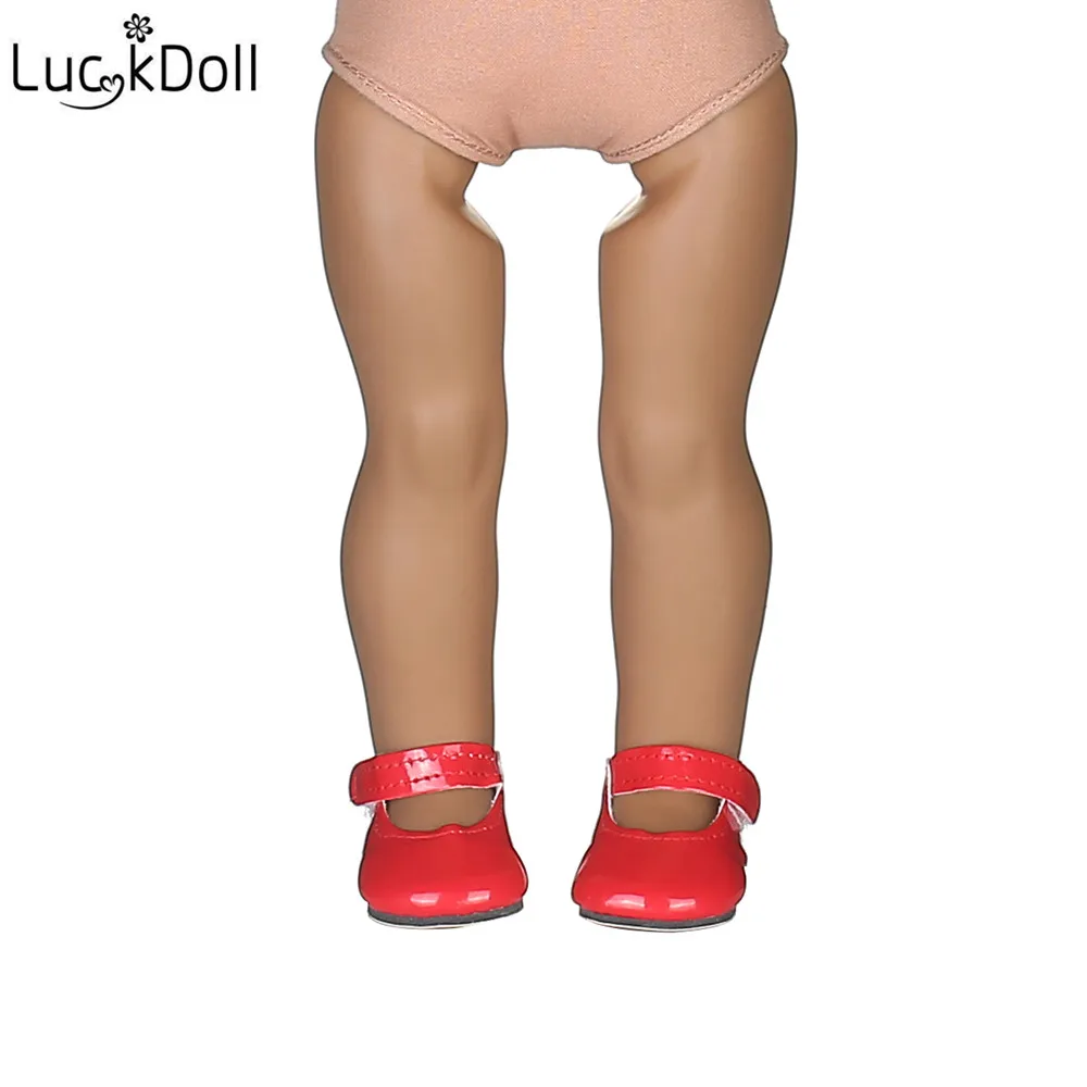 Ботинки LUCKDOLL с круглой головкой из полиуретана размер 18 дюймов американский 43 см