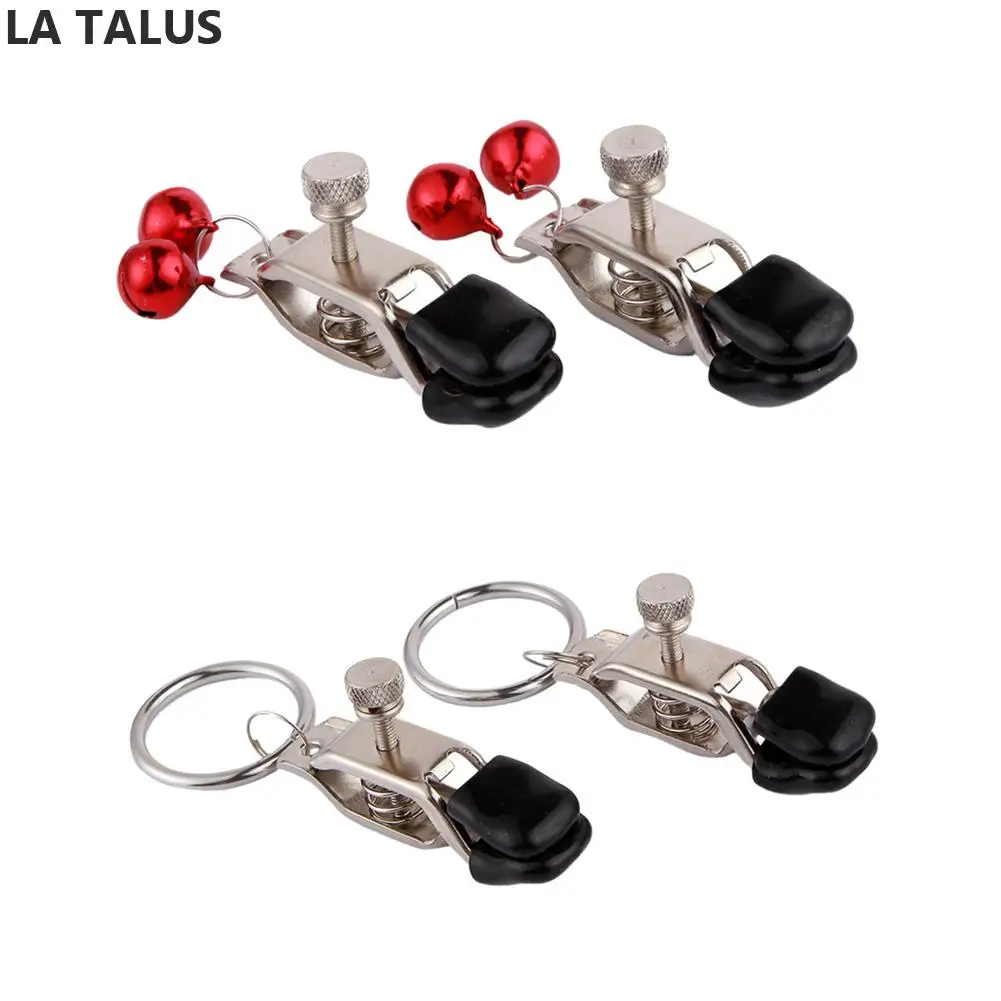 1 пара зажимы для сосков Сексуальные Металлические груди флирт секс игрушки|Игры