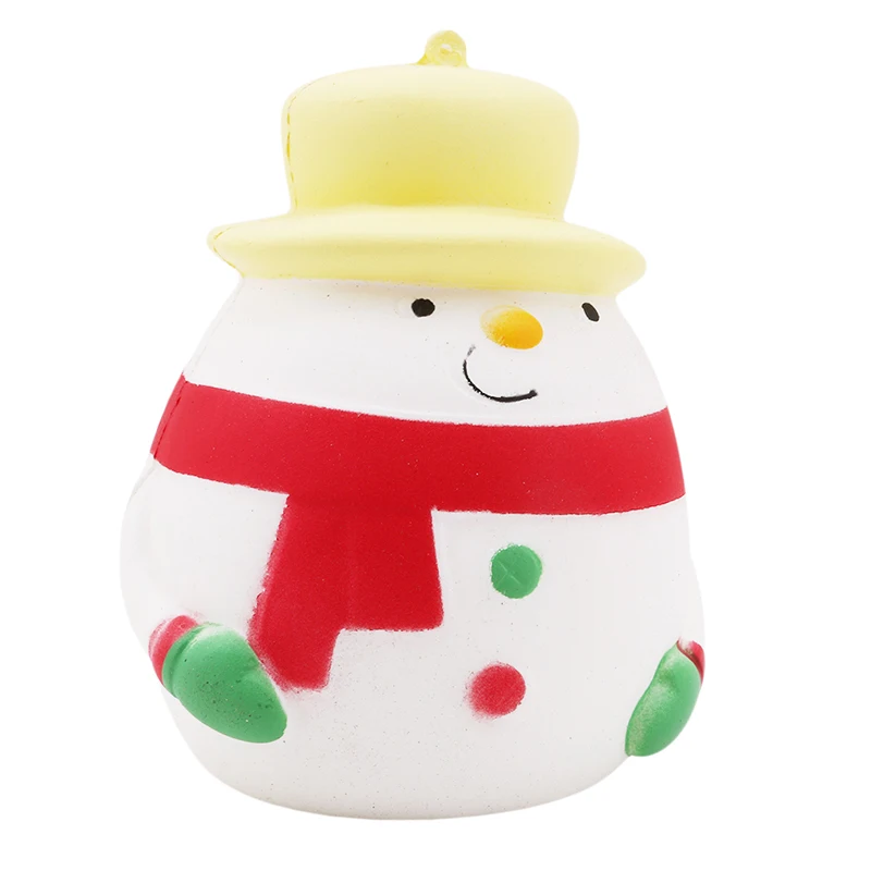 Новый мягкий Снеговик медленно поднимающаяся Игрушка антистресс сжимающая