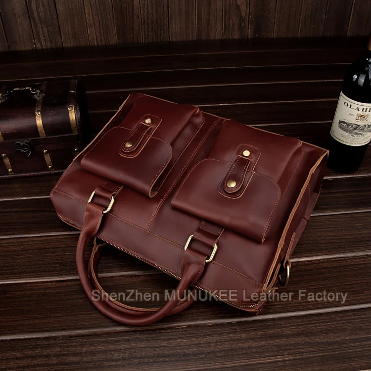 Модная мужская сумка через плечо из 100% натуральной кожи мессенджер кожаный