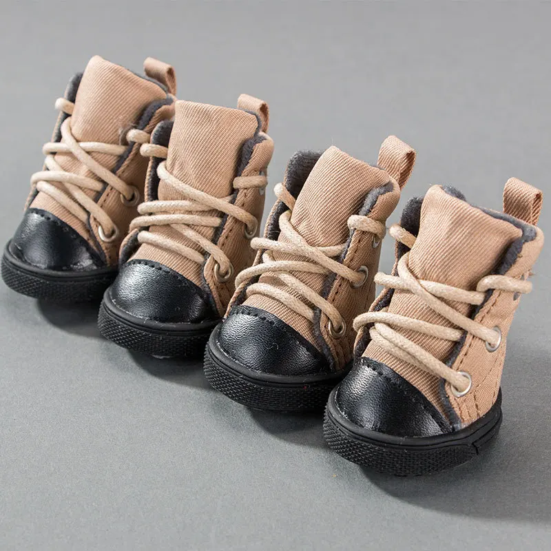 4 шт./компл. модная противоскользящая теплая обувь для маленьких собак PS719 | Дом и